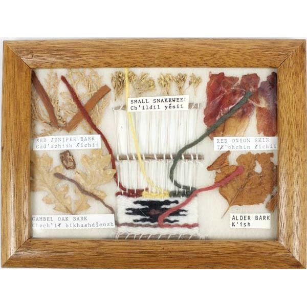 Navajo Dye Chart by Rose Washburn of Shiprock NM