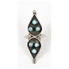 Image 1 : Vintage Zuni Sterling Turquoise Ring, Size 6.5