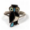 Image 1 : Zuni Sterling Silver Inlay Ring