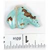 Image 8 : Zuni Turquoise Bear Fetish by Emery Eriacho