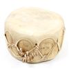 Image 2 : Native American Taos Hide & Log Drum with Beater