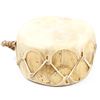 Image 3 : Native American Taos Hide & Log Drum with Beater