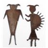 Image 1 : 2 Pieces of Petroglyph Metal Art