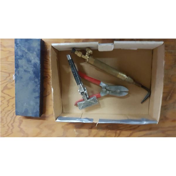Lot Torch End & Clamp & Shears & Misc.