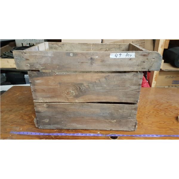 Wooden Crate & Fluorescent Ballasts