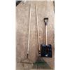 Image 1 : 2 Rakes & Shovel