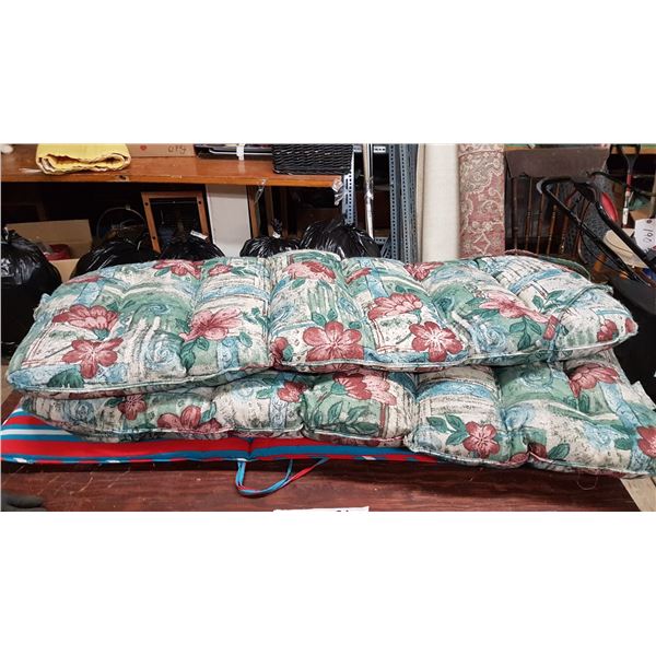 3 Patio Chair Cushions 48"
