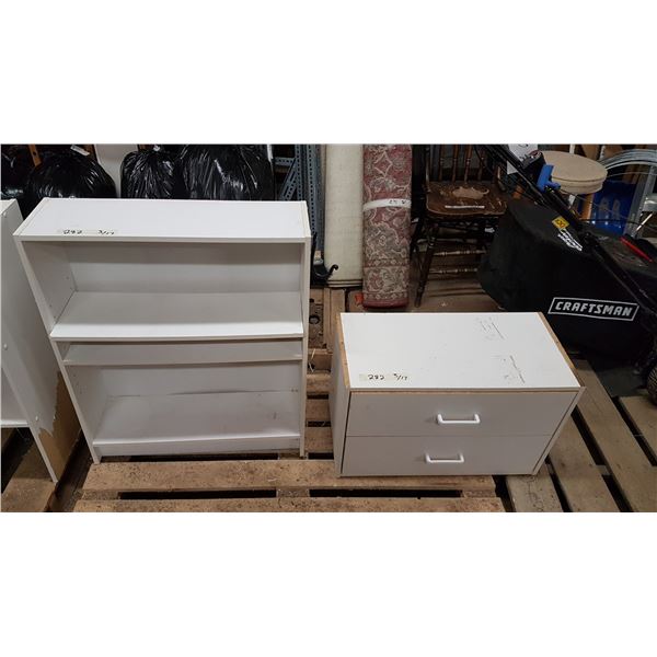 Shelf & Drawer 24" x 30" & 24" X 16"