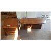 Image 1 : Coffee & End Table 60" X 22" & 22" X 27"