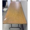 Image 1 : Folding Leg Table 80x30x30"