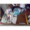 Image 5 : Lot of Cutlery, Cleaning Supplies, Vase