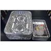 Image 2 : Lot of Foil Roasting Pans - Assorted Sizes