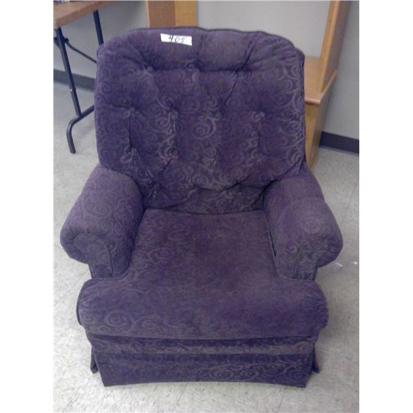 Purple Swivel Rocker