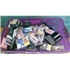 Image 1 : Lot of Cassettes in Plastic Tote