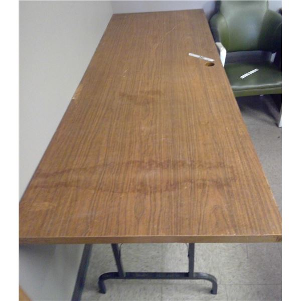 Folding Leg Table 80x30x30"