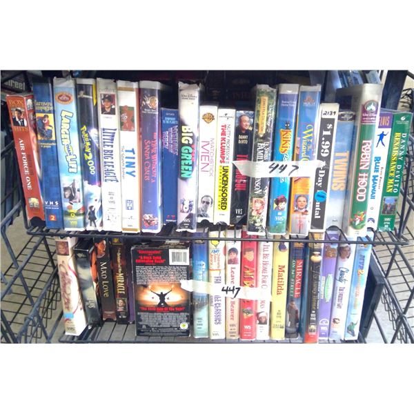 Lot of VHS Tapes