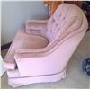 Image 2 : Swivel Living Room Chair Pink