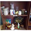 Image 1 : Crockery Items, Candle Sticks, Figurines - 2 Rows