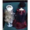 Image 3 : 2 Porcelain Dolls on Stands