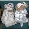 Image 1 : 2 Porcelain Dolls on Stands