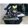 Image 2 : Duffle Bag & 2 Sets of Roller Blades - sz. Unknown