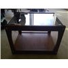 Image 2 : Glass Top End Table