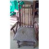 Image 1 : Antique Upholstered Rocker
