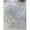 Image 1 : Lot of Glassware - Glasses, Flutes, Serving Pieces, Etc.