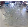 Image 2 : Lot of Glassware - Glasses, Flutes, Serving Pieces, Etc.