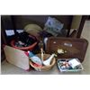 Image 1 : Lot of Misc. - Battery Charger, Baskets, Vases, Office Supplies