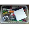 Image 2 : Lot of Misc. - Battery Charger, Baskets, Vases, Office Supplies
