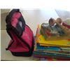 Image 4 : Lot of Childrens Books, Lunch Bag & Wooden Toy