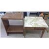 Image 1 : End table (24x24") & Stand (22x27x16")