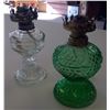 Image 1 : 2 Coal Oil Lamps - no shades