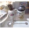 Image 2 : Dishes, Perfume Lamp, Jar with Sppon, etc.