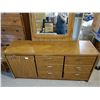 Image 2 : dresser 62.5"w x 29"t x 18"d & mirror 46"t x 32"w
