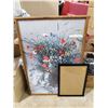 Image 1 : 1 framed print 37 x 25" & 1 frame 19 x 13"