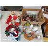 Image 1 : lot of christmas (tree, wreaths, balls candles)