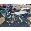 Image 1 : patio table & 6 chairs (2 reclining)