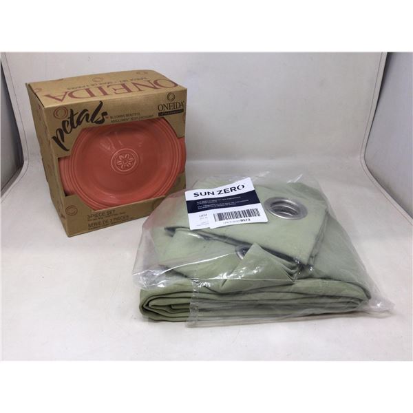 Oneida #-Piece Set and Curtain Panel