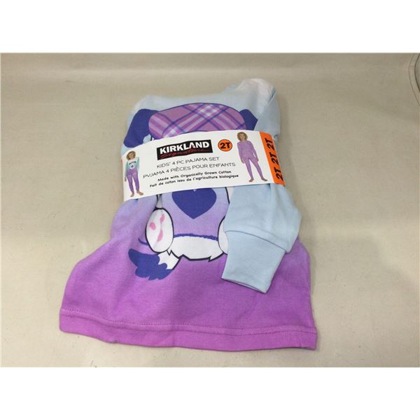 Kids 4pc Pajama Set (2T)