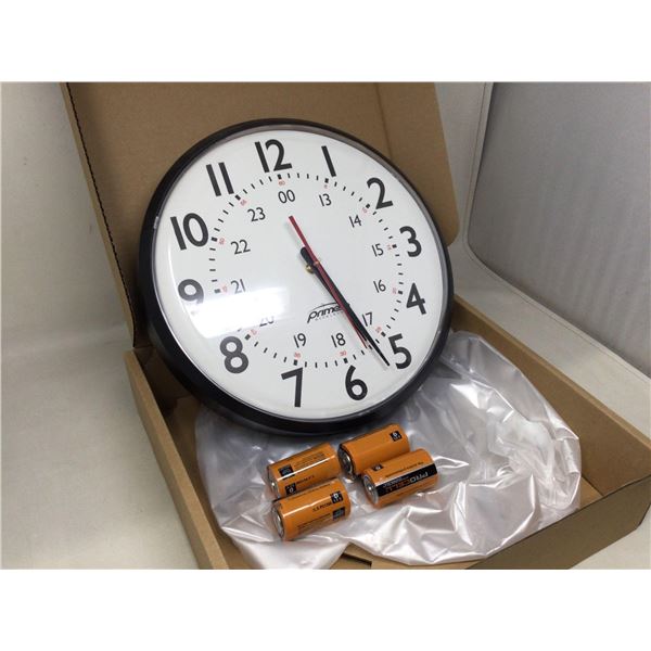 PrimexÂ Battery Operated Wall Clock