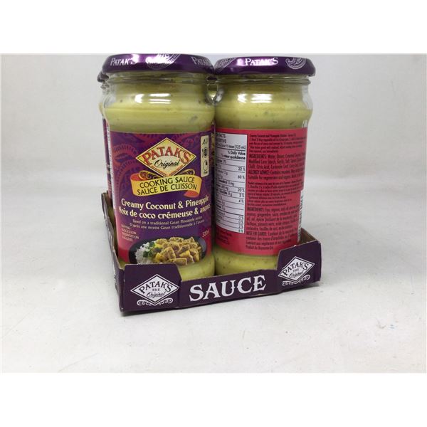 Pataks Creamy Coconut  Pineapple Cooking Sauce (6 x 320ml)