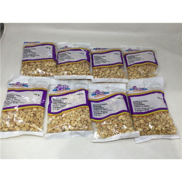Cable Car Roasted  Salted Peanuts (8 x 140g)