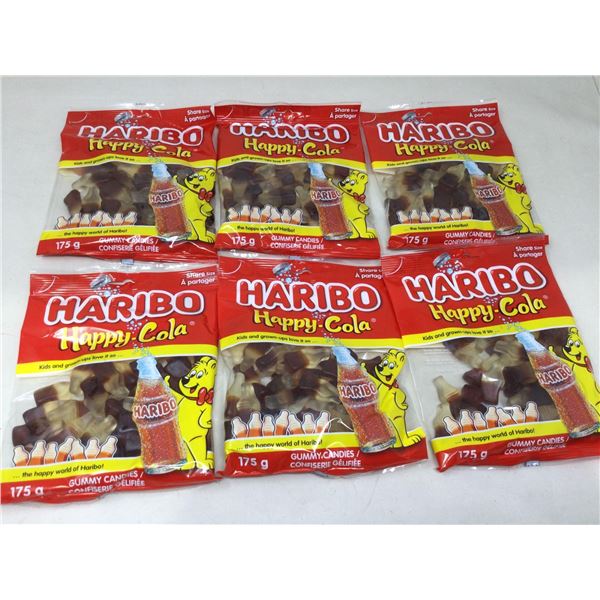 HariboÂ Happy Cola Gummy Candies (6 x 175g)