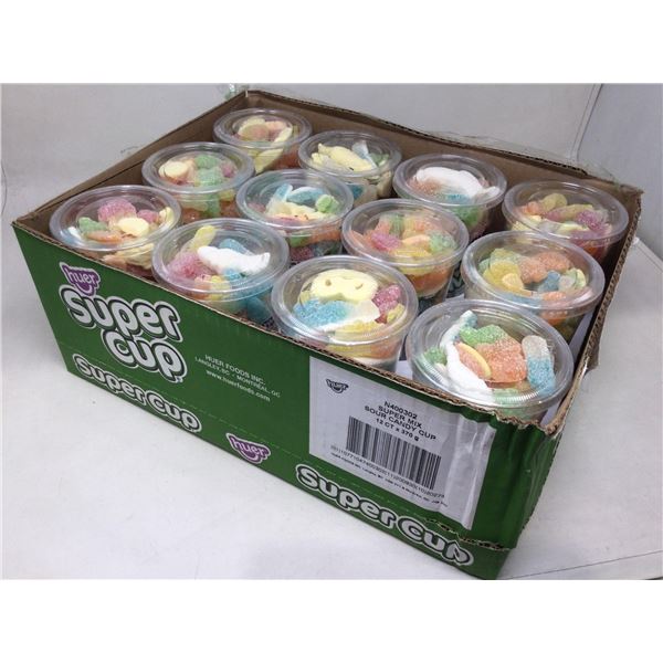 Huer Super Cup Sour Candy Mix (12 x 370g)