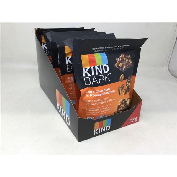 Kind Bark Dark Chocolate  Roasted Peanuts (6 x 102g)