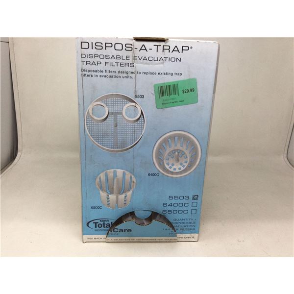 Dispos-a-Trap Disposable Evacuation Trap FiltersÂ 