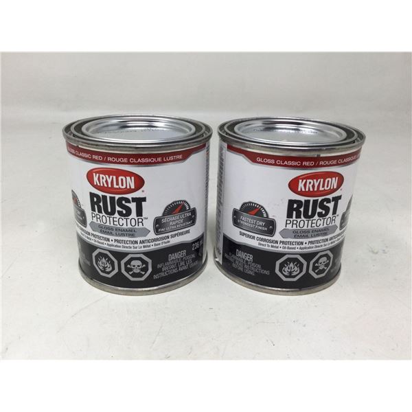 Krylon Rust Protector Gloss Classic Red (2 x 236ml)