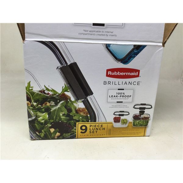 Rubbermaid 9 Piece Lunch Set